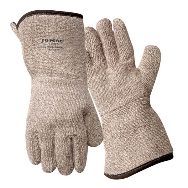 Wells Lamont 636HRL Jomac® Extra Heavyweight Terry Cloth Lined Gauntlet Cuff Heat Gloves